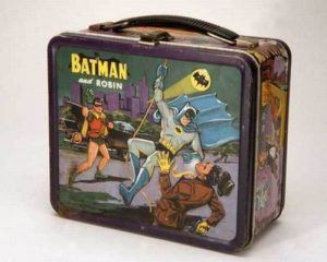 iconic Batman and Robin Lunch Box