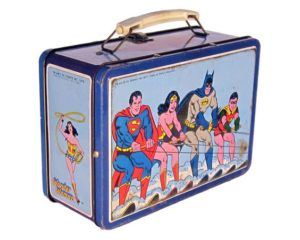 iconic D.C. Comics Superheros Lunch Box