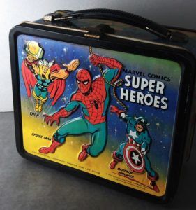 iconic Marvel Comics Lunch Box