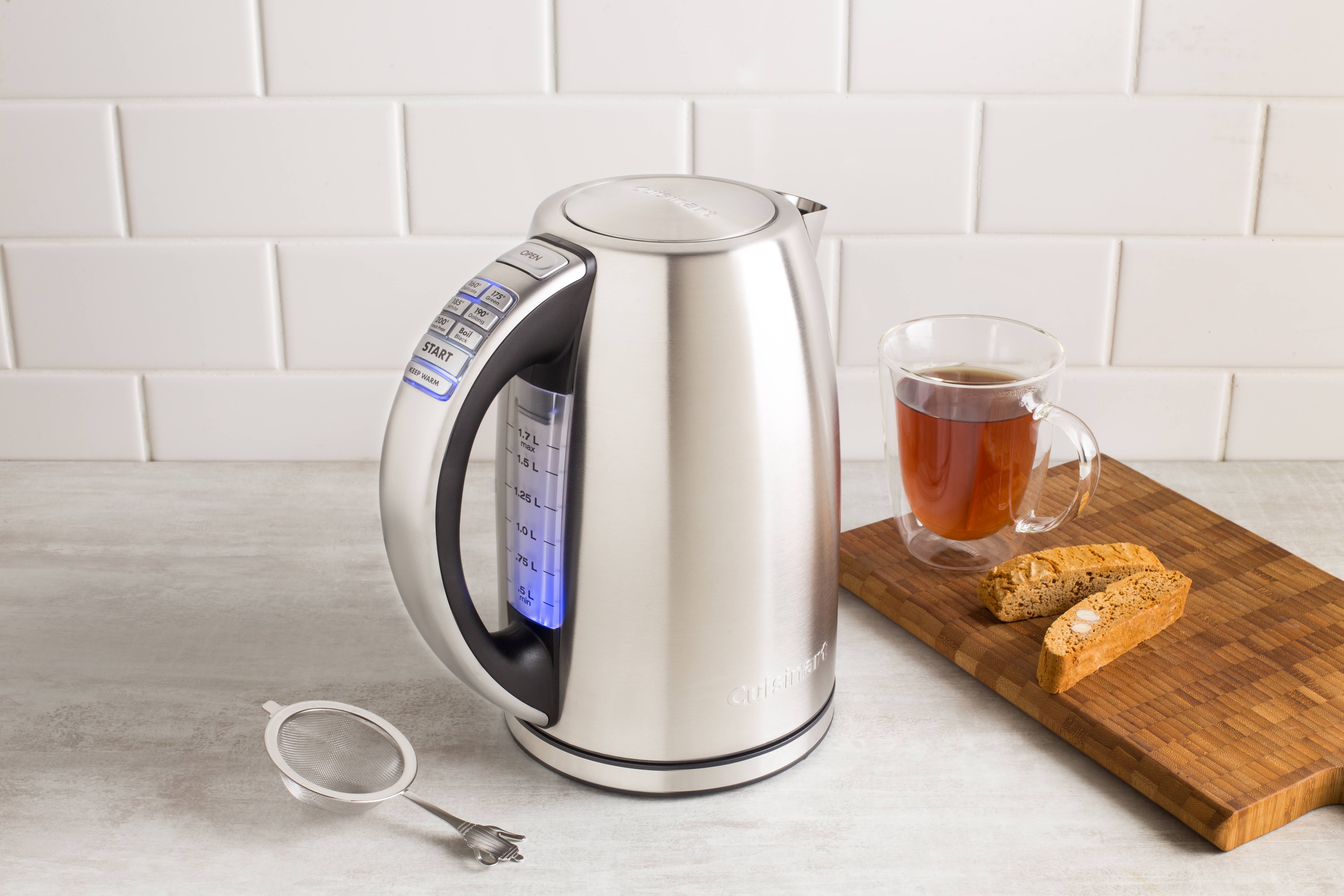 Cuisinart Perfectemp 1.7l Electric Programmable Kettle - Stainless