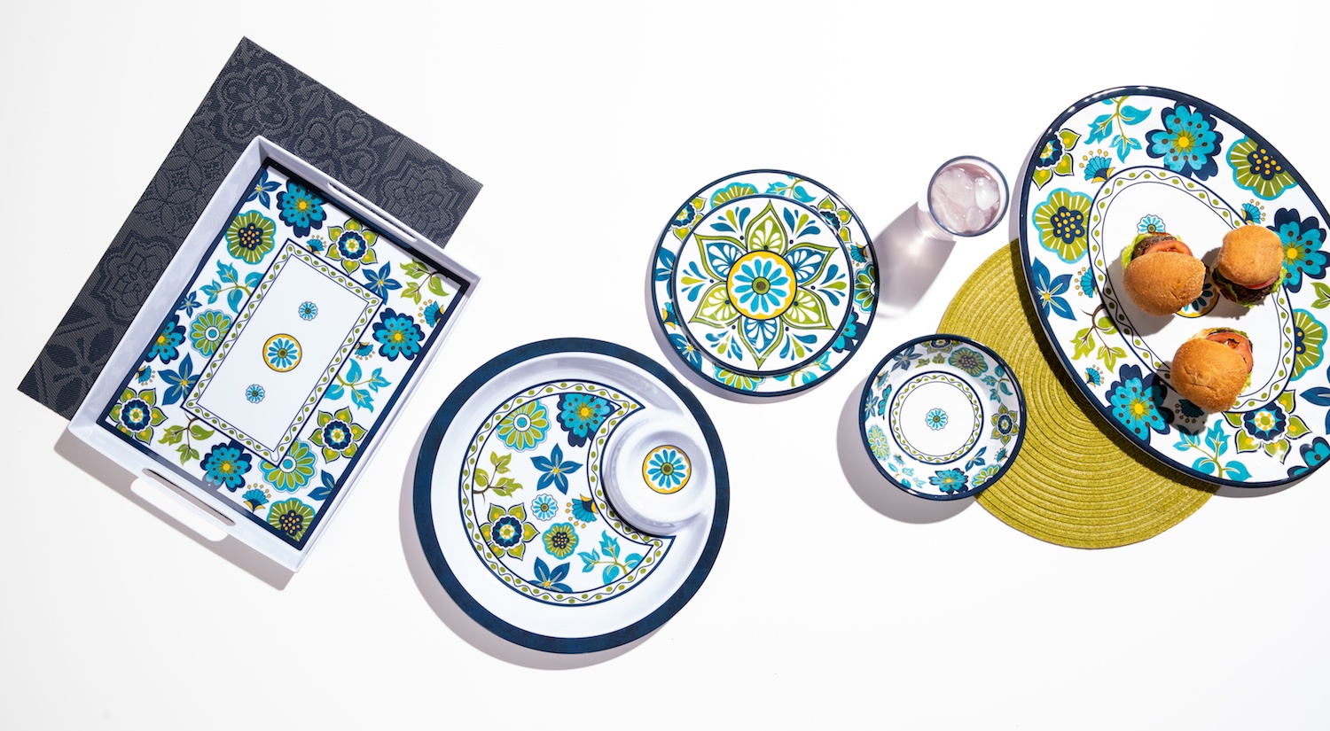outdoor dinnerware plates and bowls