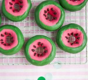 watermelon-doughnuts