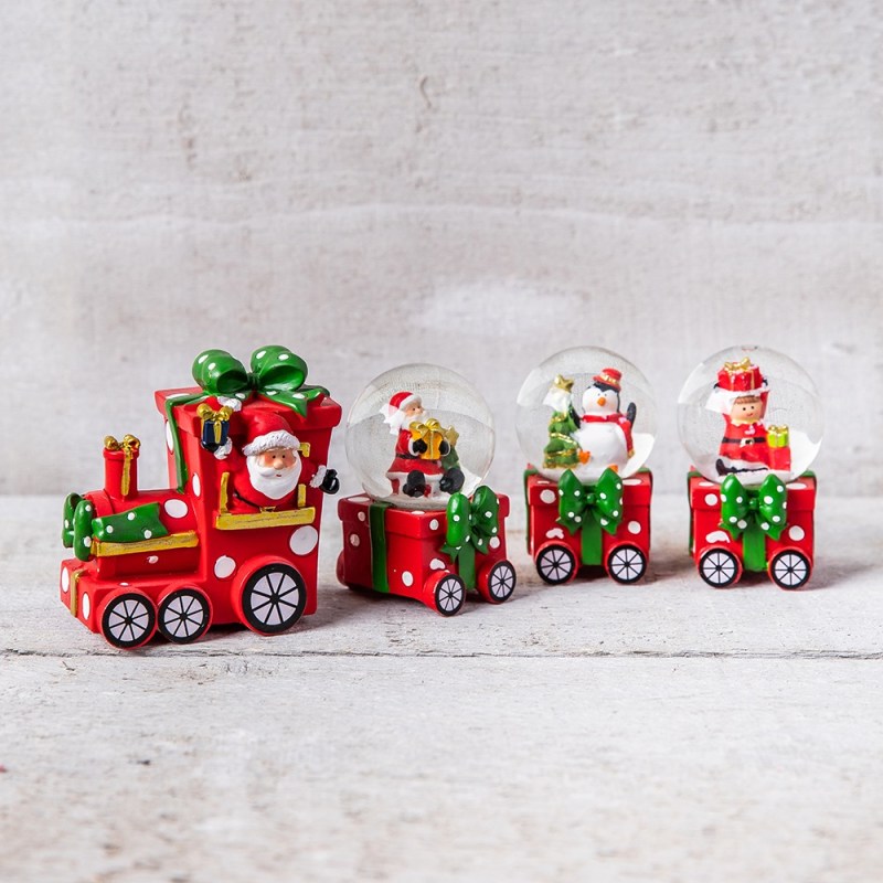 87443_KSP Christmas Fun Santa Train Snowglobe